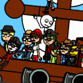 Pirates!  MEET JAWS  