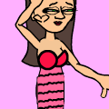 Pink and red