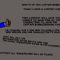 CAPTAIN BUBBLEBRAINS CONTEST