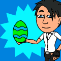 Remix yourself holding an egg!
