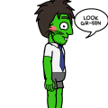 squrrilulk when he sees green