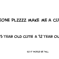 can some one make me this