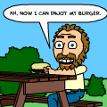 Unattended Hamburger