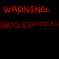 warning