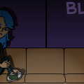 blue.