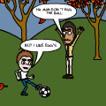 Football at school 