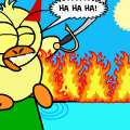 Do not go near the quack quack