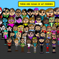 My friends from bitstrips