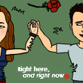 Right here, and right now