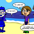 super hot summer day! :)