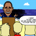 the oil spill