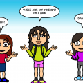 Betty and her friends.