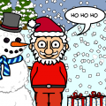 Rhys as Santa