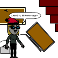 Monky man's living space