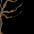 Me in a willow tree