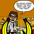 'Bananas At a Restaurant 4'
