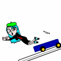 i love to skateboard!