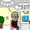 'bad and good news'