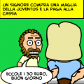 Juventino alla cassa