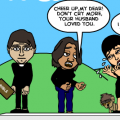 'the funeral:widow'