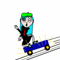 i love to skateboard!