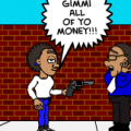 Raw '' the robbery''