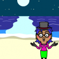 Denise at the beach