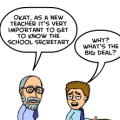 Meet the school secretary