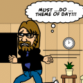 Theme of the day: Late