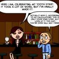 Perched on a Bar Stool