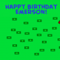 Happy Birthday Emerson!
