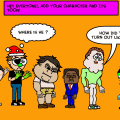 Add your character and toon!