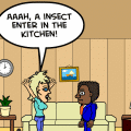 'something in kitchen'