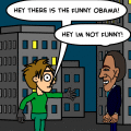 Obama being violent !