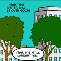 is winter over?