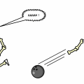 bowling skeleton