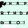 Happy Birthday Geo!