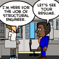 getting the job'