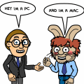 piss-takes - PC's and Mac's