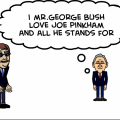 'Joseph a. Pinkham for moyor'