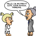 insulting Ms.pretty cute
