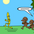 'bananaman VS monkeys:escape'
