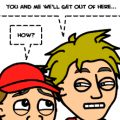 Kevin and Frank escape plan