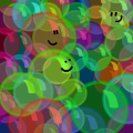 'blacklight bubble bath :D'